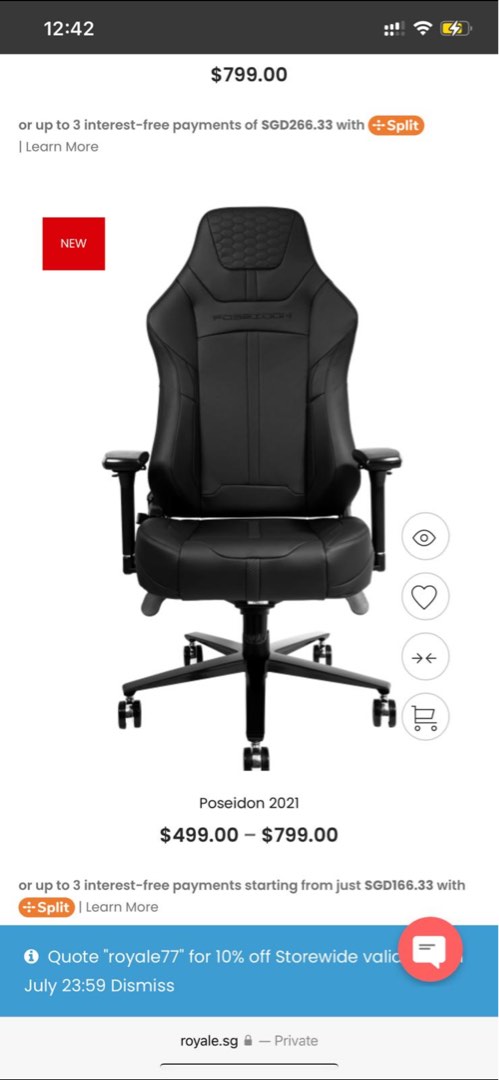 Royale Ergonomics Gaming Chair
