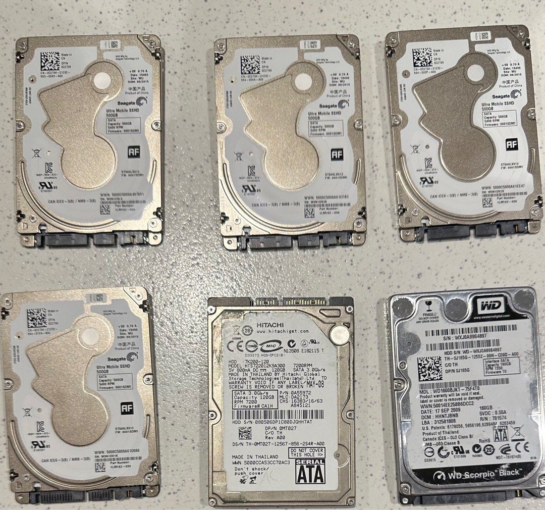 Seagate SSHD 500gb Small HDD 2.5 Computers Tech Parts Accessories Hard Disks Thumbdrives on Carousell