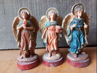 SET OF 3 ARCHANGELS ANGELS Religious Display