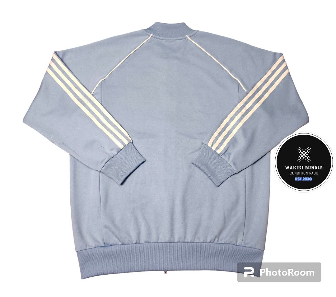 Adidas originals mens sst track jacket ash blue top