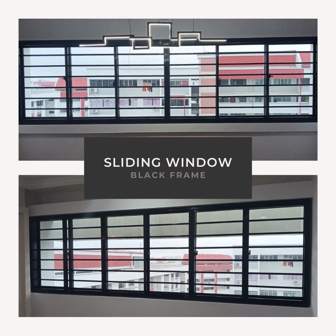 Sliding Window/Direct factory pricing /HDB window Grilles/Aluminium sliding/casement windows for HDB resale and BTO service yard window/Toilet Window/Noise Reduction Window62863075807235113