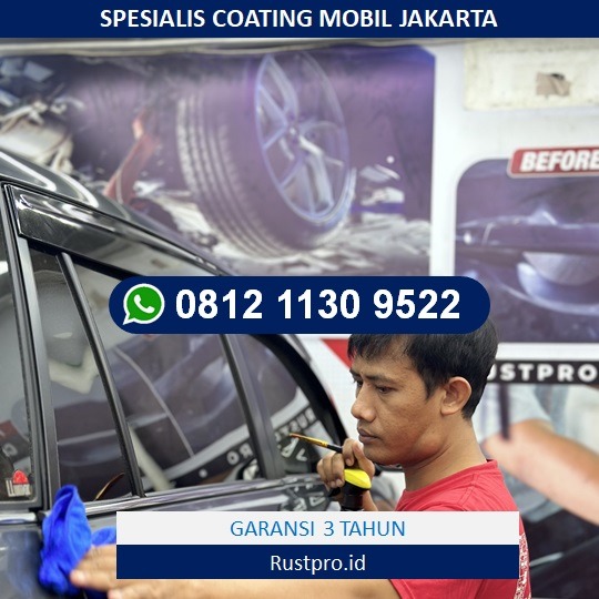 Spesialis Coating Mobil Jakarta Graphene 10h+ Bergaransi 3 Tahun, Jasa