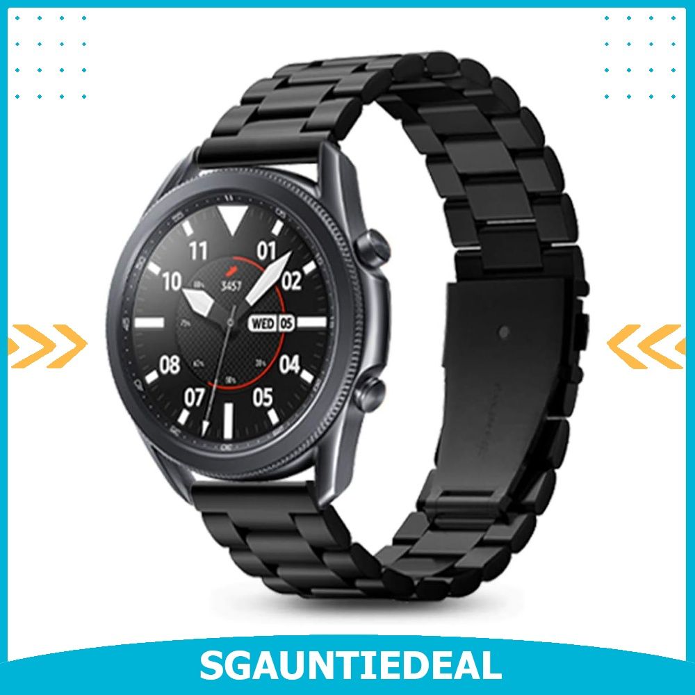Spigen Compatible for Samsung Galaxy Watch 3 45mm Strap Modern Fit Black