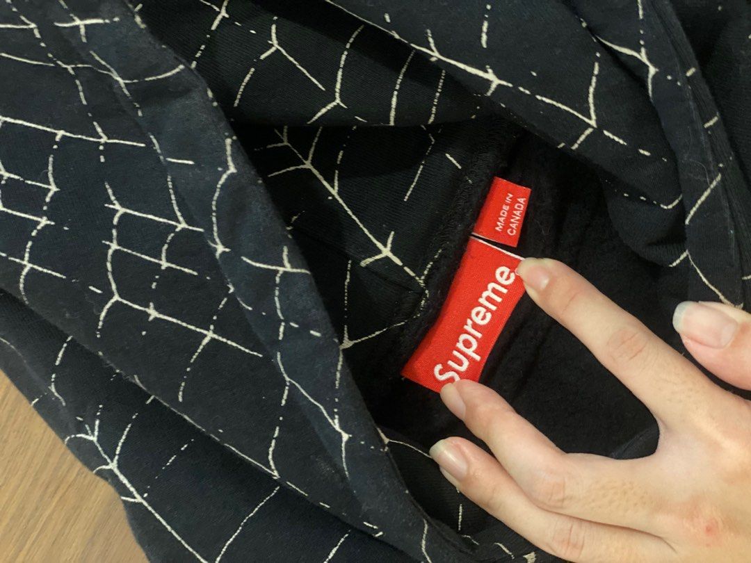 Supreme spiderweb hoodie hot sale