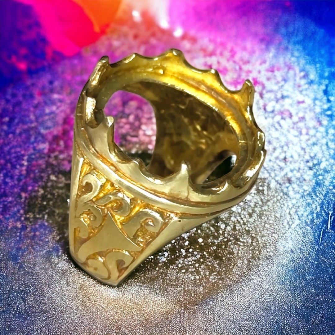 Gold and sales copper ring