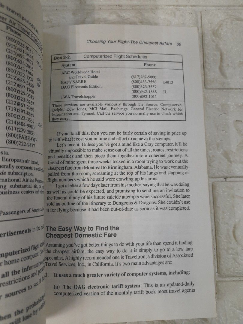 The Airline Passengers Guerilla Handbook (Category: Storybooks) located in Pasay City. Submitted by ayin3 (Listing ID 1284638071, Image 2). Description: item is in excellent condition pages still very fresh pm for order.