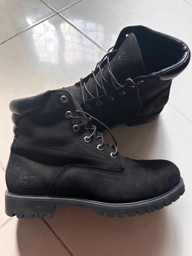 Matte black timberlands outlet