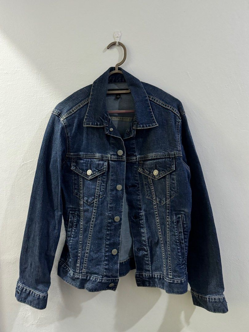 Jaket 2024 denim uniqlo