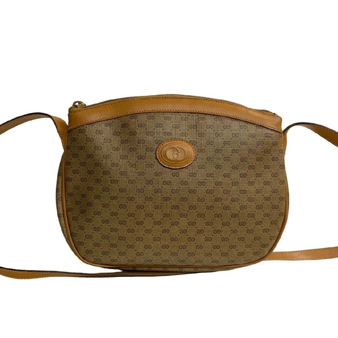 Gucci Beige GG Canvas Small Crossbody Messenger Bag Silver Hardware  Available For Immediate Sale At Sotheby's