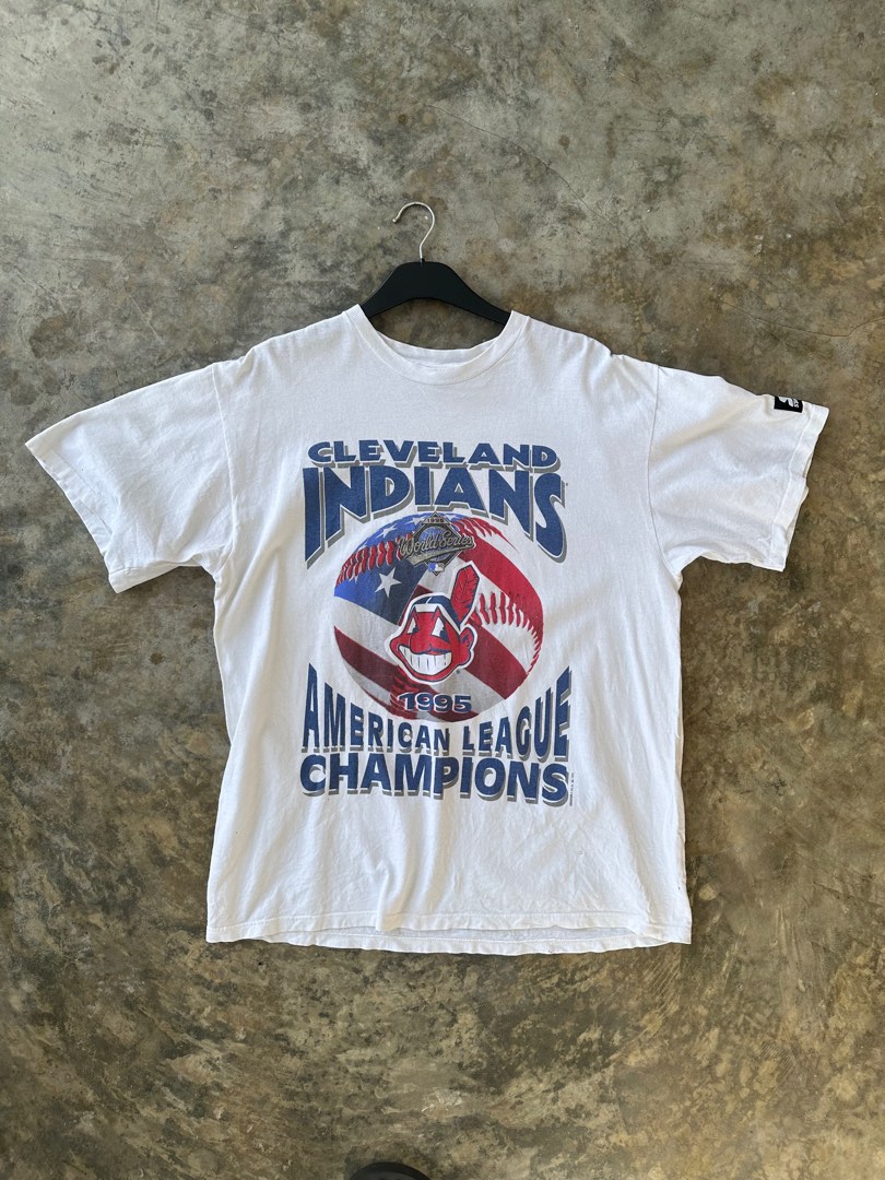 Vintage 1995 Cleveland Indians Starter World Series T shirt