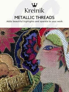 VINTAGE KREINIK METALLICS THREAD Balger® - cross stitch, crochet, knitting, weaving, scrapbooking, cardmaking