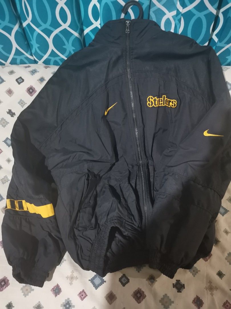 Steelers nike windbreaker best sale