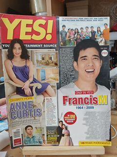 Vintage YES Magazine - May 2009 - Anne Curtis, Francis M Magalona