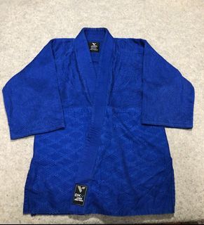 VISION JUDO JIU JITSU Single Weave Blue Uniform Top Gi Size 0/140cm Cotton