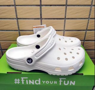 White crocs clearance for sale