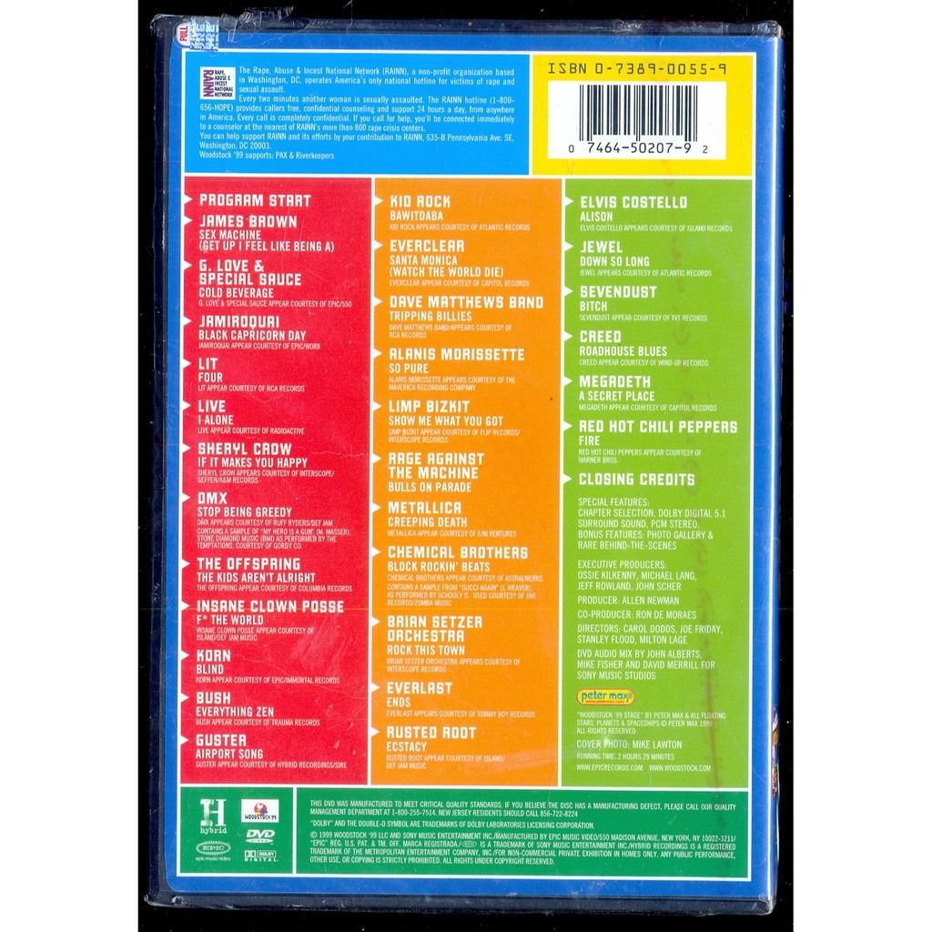 Woodstock 99 [ DVD ], Hobbies & Toys, Music & Media, CDs & DVDs on