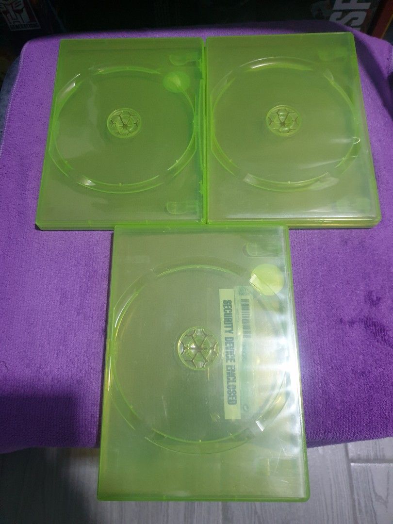 Xbox og 360 cases cd dvd video games (Category: Cases & Covers) located in Makati City. Submitted by KaTiToYs (Listing ID 1284674385, Image 1). Description: xbox cases for xbox og or 360 3 pcs for P300 meet ups: Makati / BGC / Ortigas ship: lalamove /grab.