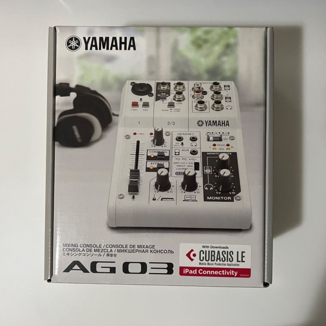 YAMAHA AG03混音機 Mixing Console, 音響器材, Soundbar、揚聲器、藍牙