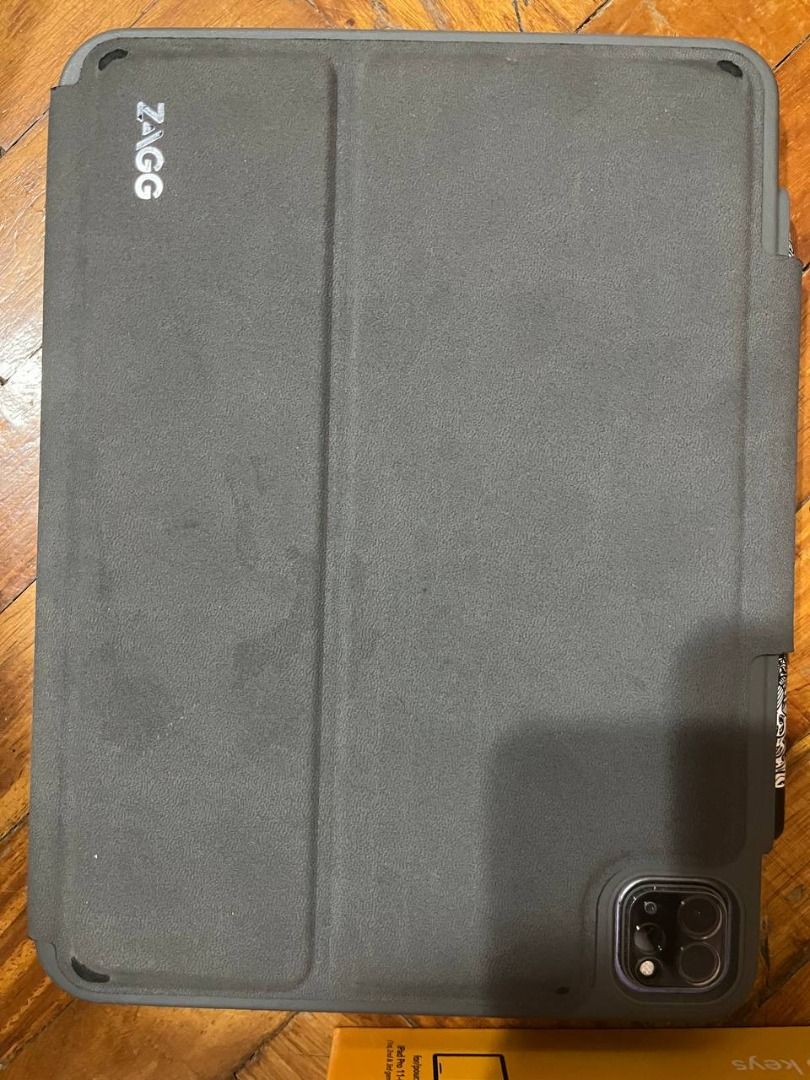 Zagg Pro Keys for Ipad Pro 11 inches (Category: iPad) located in Manila. Submitted by mench33 (Listing ID 1284659425, Image 3). Description: Selling my preloved Zagg Pro Keys for Ipad Pro 11 inches (iPad Pro NOT INCLUDED) Compatibility: For 11-inch iPad Pro (Gen 1, 2, 3, &4) and iPad Air (10.9-inch Gen. 4 & 5 Last price posted Comes with Unit + Case + Box See pics for some normal wear and tear. There is a line in the flap area where my kid has dr