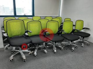 2 color mid back office chair / office partition / office table /  office furniture