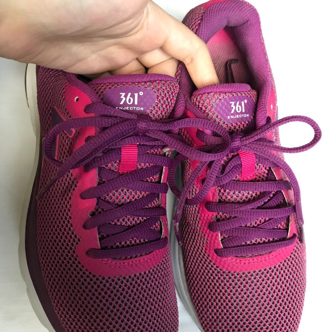 361 Degrees Womens Enjector Pink Running Shoes Sneakers in Size 9 Women s Fashion Footwear Sneakers on Carousell