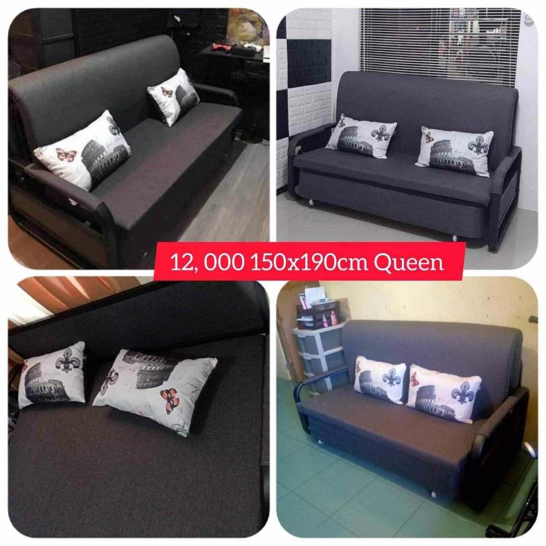 ‼️3in1 Sofa Bed With Storage‼️ (Category: Sofas) located in Caloocan City. Submitted by myleene3033133 (Listing ID 1285052766, Image 1). Description: ‼️3in1 Sofa Bed With Storage‼️ ✅ 100x190 ✅ 120x190 150x190 ✅ 180x190 👉High Quality 👉500kgs weight capacity 👉Frame metal and wood 👉Foam mattress are included 👉FREE PILLOWS 👉FREE ASSEMBLE FREE DELIVERY WITHIN METRO MANILA CASH ON DELIVERY.