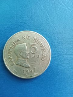5 peso coin