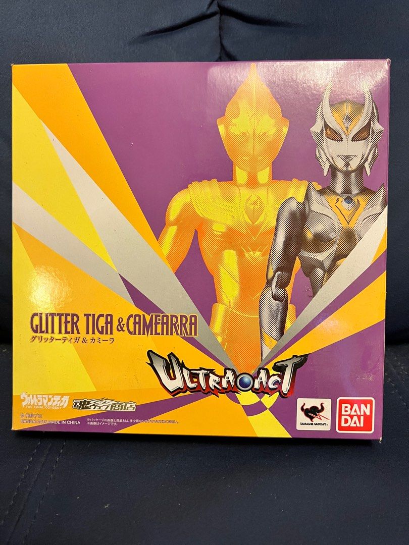 魂限定99%新日版卡蜜拉超人迪加劇場版最終聖戰咸蛋超人鹹蛋超人Bandai Ultra Act Ultraman Glitter Tiga u0026  Camearra