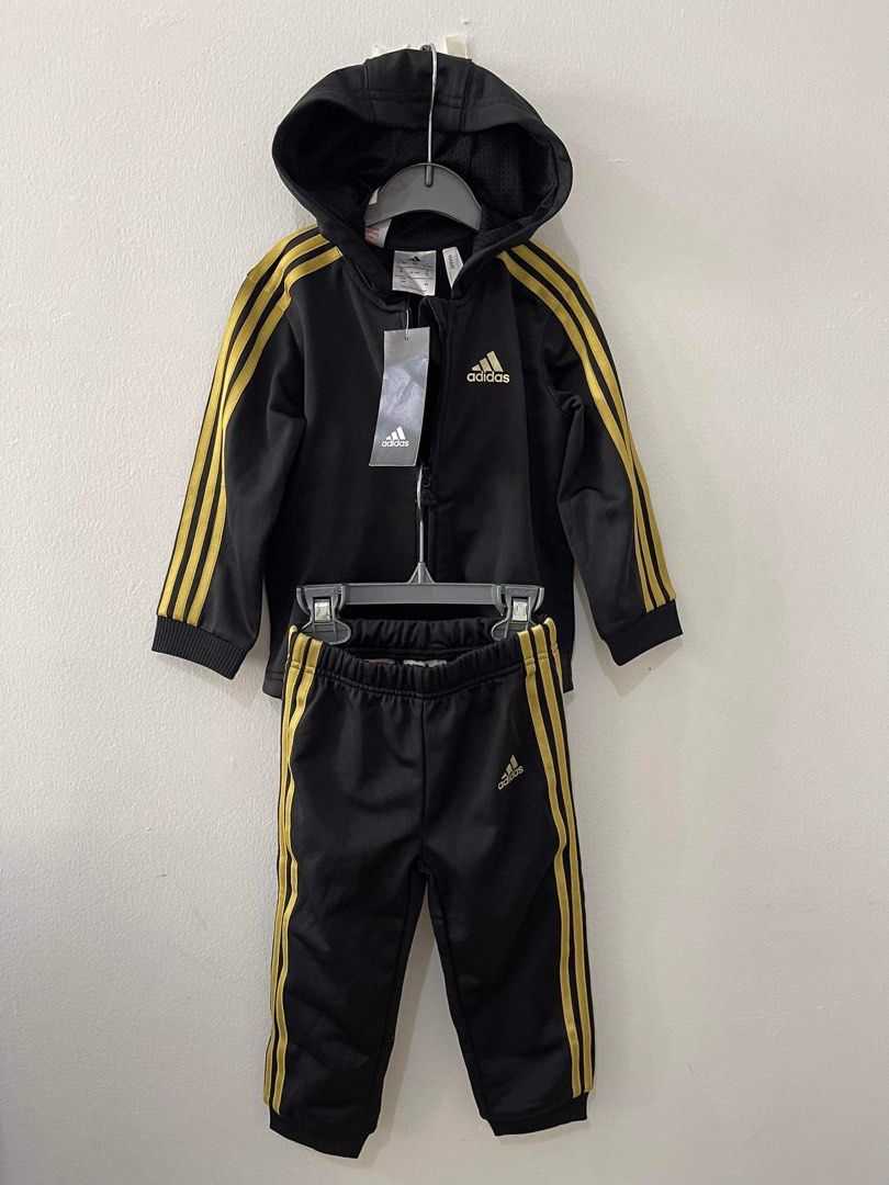 Adidas shiny hooded jogger new arrivals