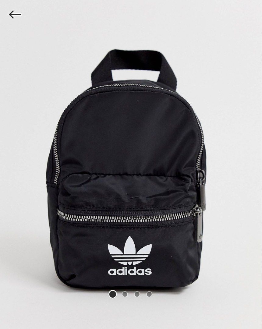 Adidas originals trefoil clearance logo backpack in black