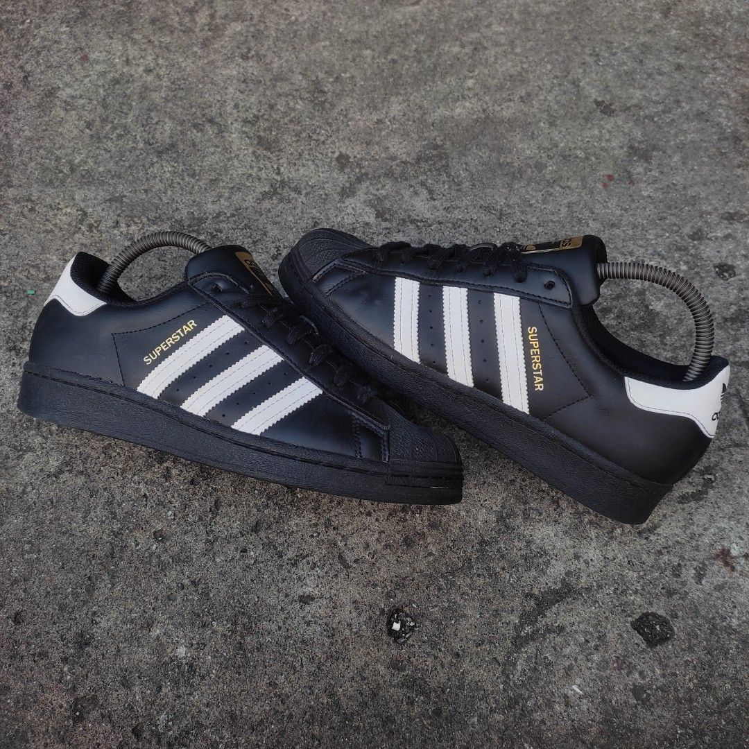 Adidas superstar top black 7