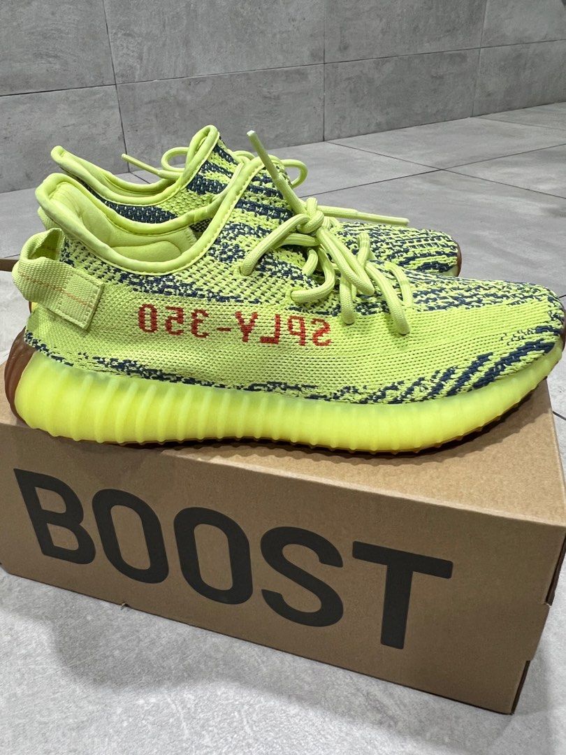 Adidas Yeezy Boost 350 V2 B37572 Semi Frozen Yellow Brand New