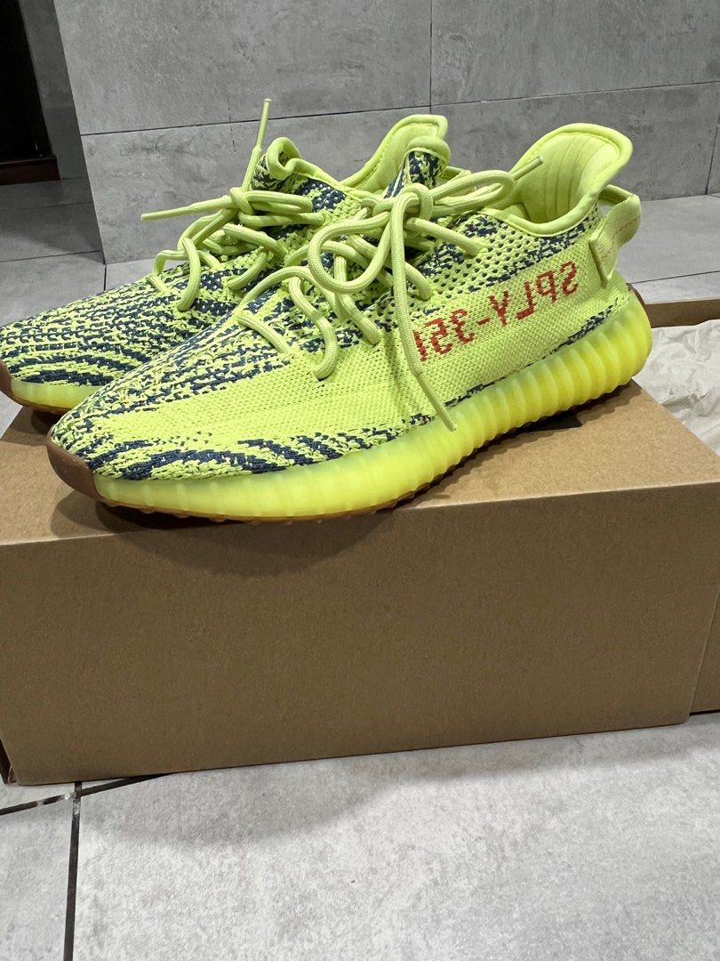Adidas Yeezy Boost 350 V2 B37572 Semi Frozen Yellow Brand New