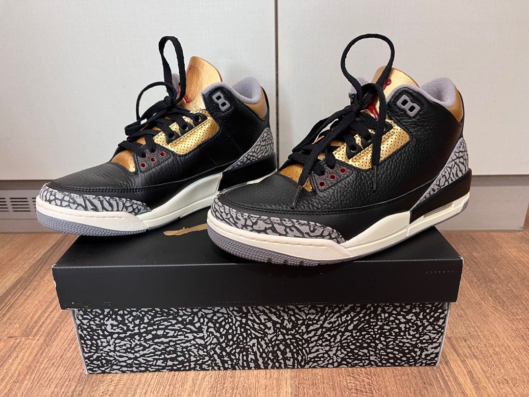 Air Jordan 3 Retro Black Gold