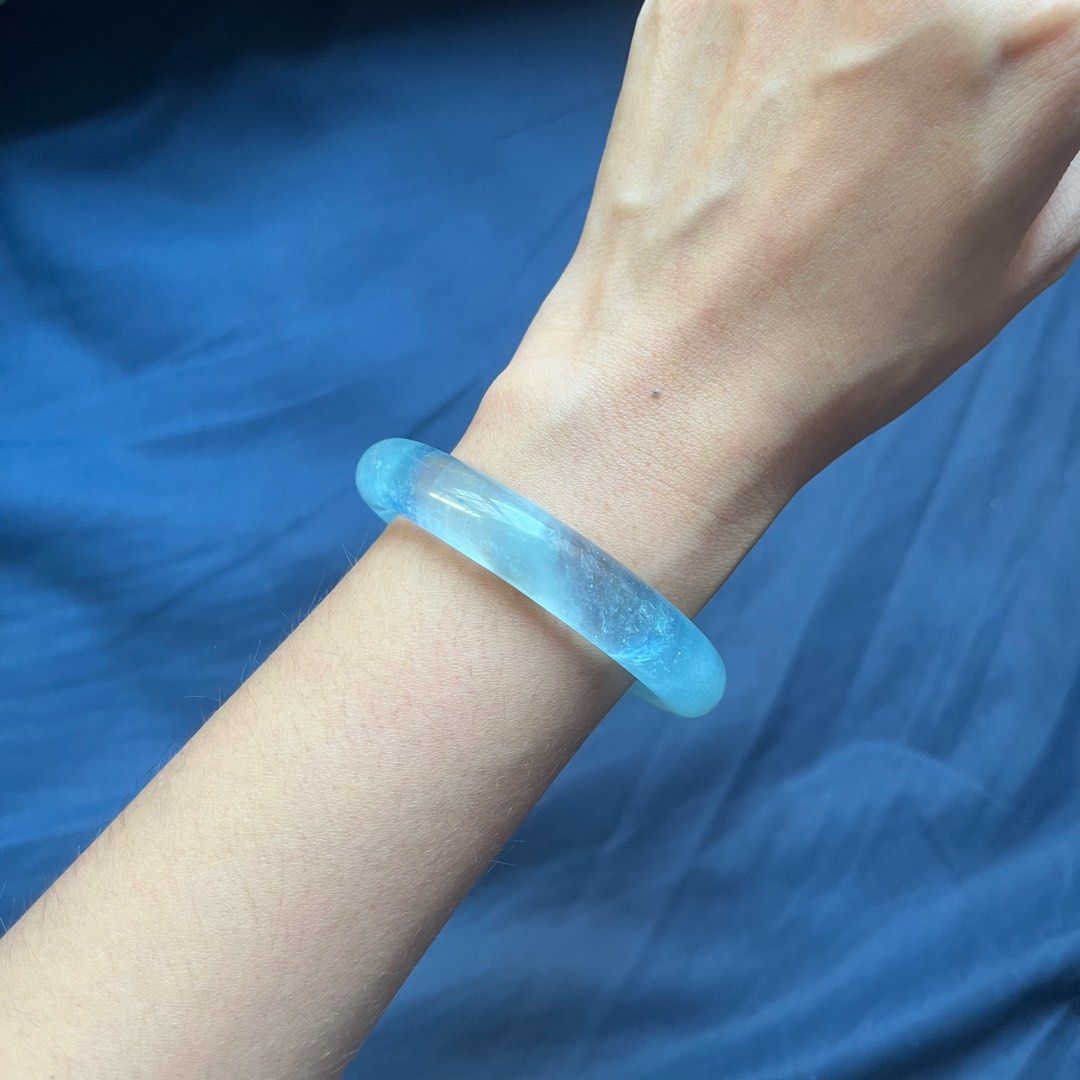 Aquamarine bangle discount