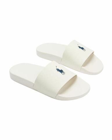 White clearance polo slides