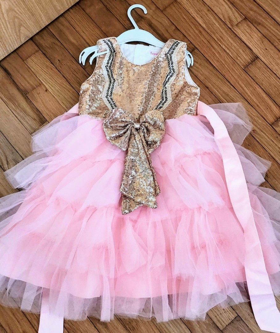 Baby Girl Pink Birthday party dress