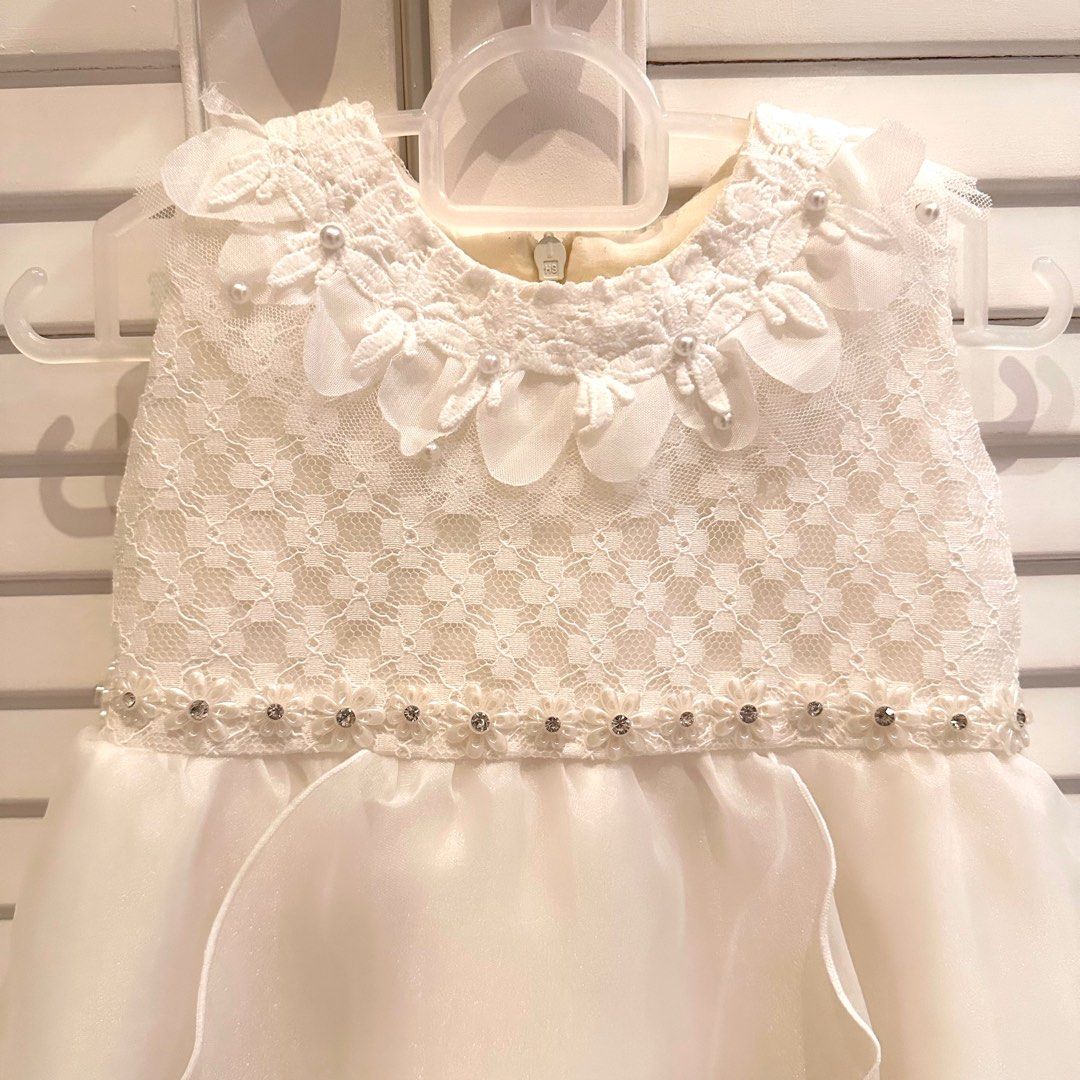 White party dress baby girl online