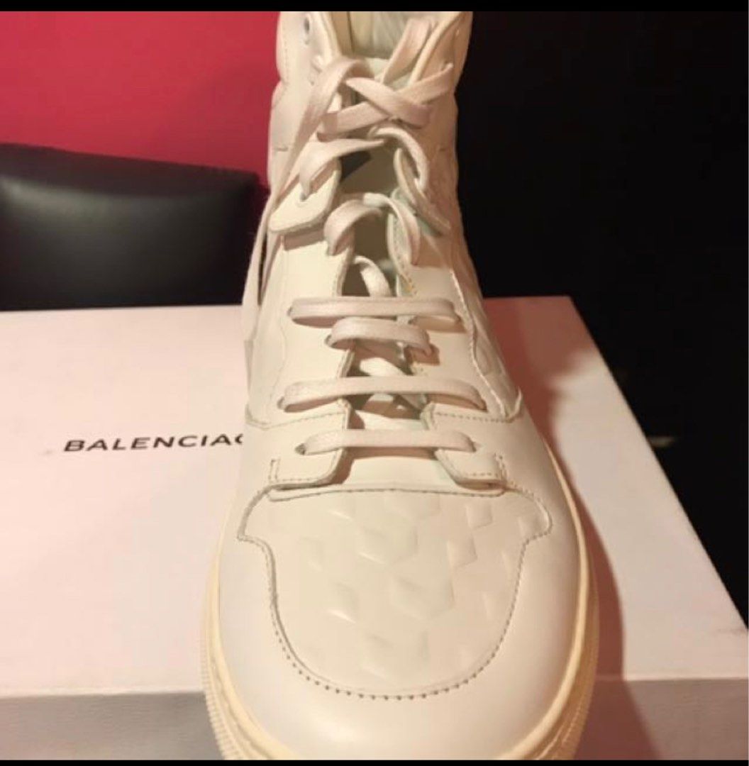 White high top balenciaga top