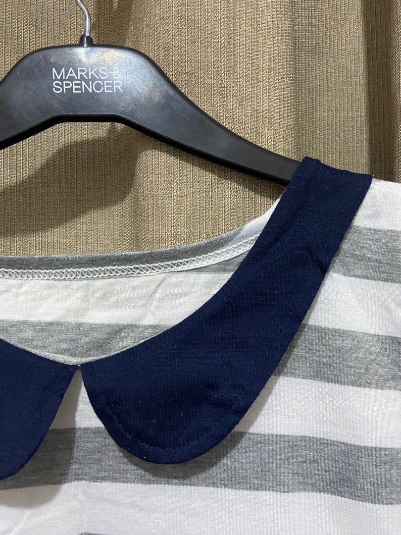 Blue Gray Grey Korean Dress (Category: Dresses) located in Makati City. Submitted by hellohell.o (Listing ID 1284962603, Image 3). Description: Cute nito.