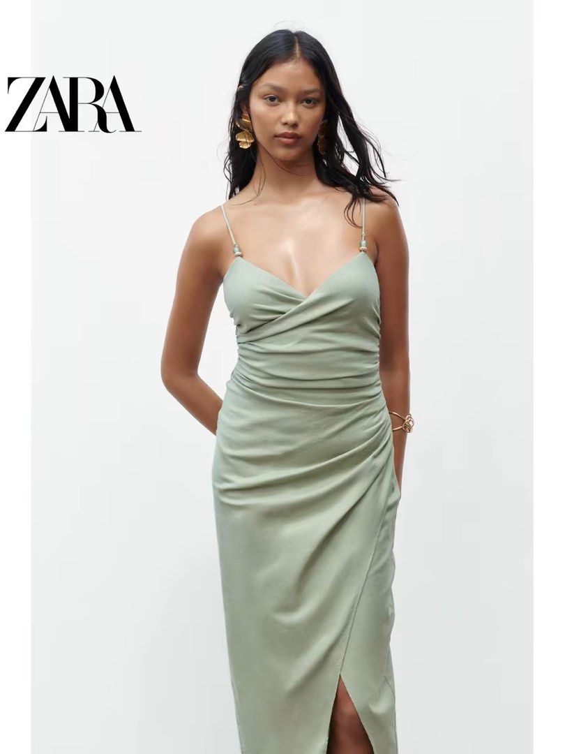 green zara bodycon dress Jacquemus OUTLET | La Robe Maille maxi dress im SALE main image 1