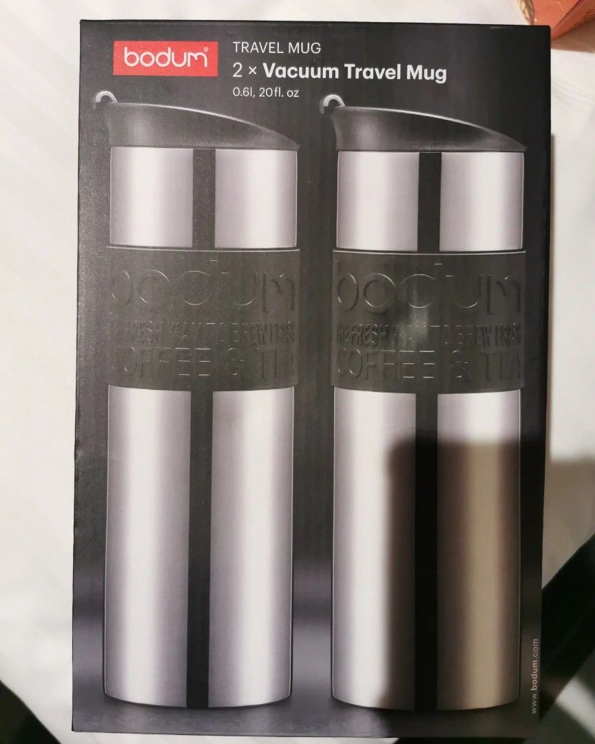 Bodum Vacuum Travel Mug (Category: Coffee & Tea Tableware) located in Manila. Submitted by knowsbaeyo27038 (Listing ID 1284809594, Image 1). Description: About the Bodum Travel Mug Ideal for the daily commute, holidays, the gym or simply walking the dog, the Bodum Travel Mug is designed to go wherever you go, ensuring that your coffee, tea or other favorite drink is always within reach, even when you’re far from home. Central to the Travel Mug’s 