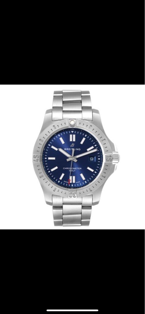 Breitling Colt Automatic (Category: Luxury Watches) located in Muntinlupa City. Submitted by jcalypso (Listing ID 1285052543, Image 1). Description: Hardly used. Lucerne bought.