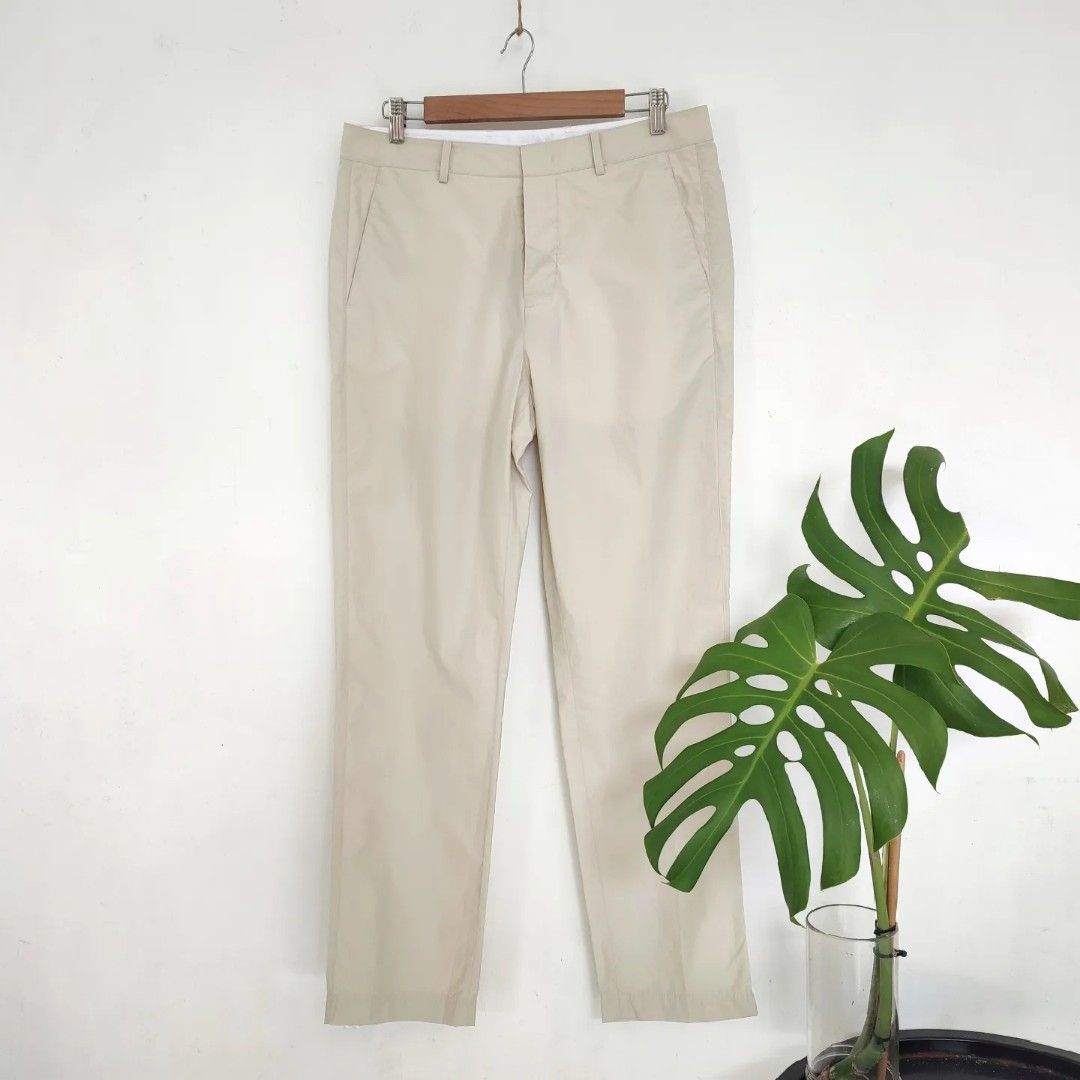 Buy Calvin Klein Jeans Eggshell Slim Fit Chinos for Mens Online @ Tata CLiQ