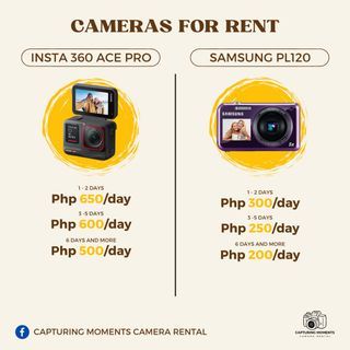 Cameras for rent