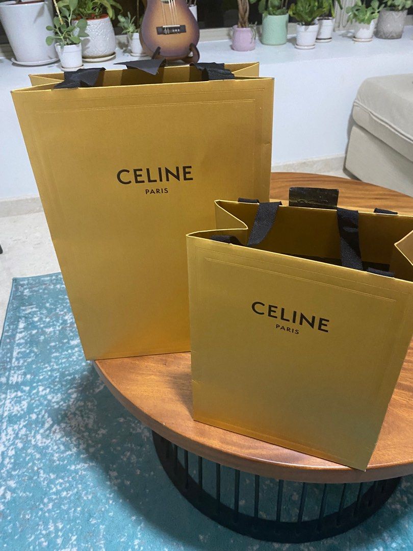 Celine limited edition paper bags Luxury Accessories on Carousell