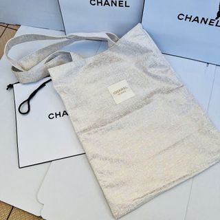 CHANEL Blue Silk Tote loyalty gift item