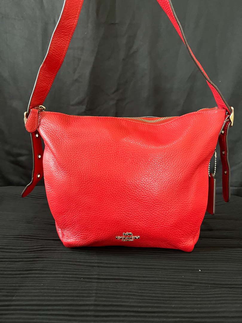 Coach Danny Duffle Red Sling 30x24 Ori