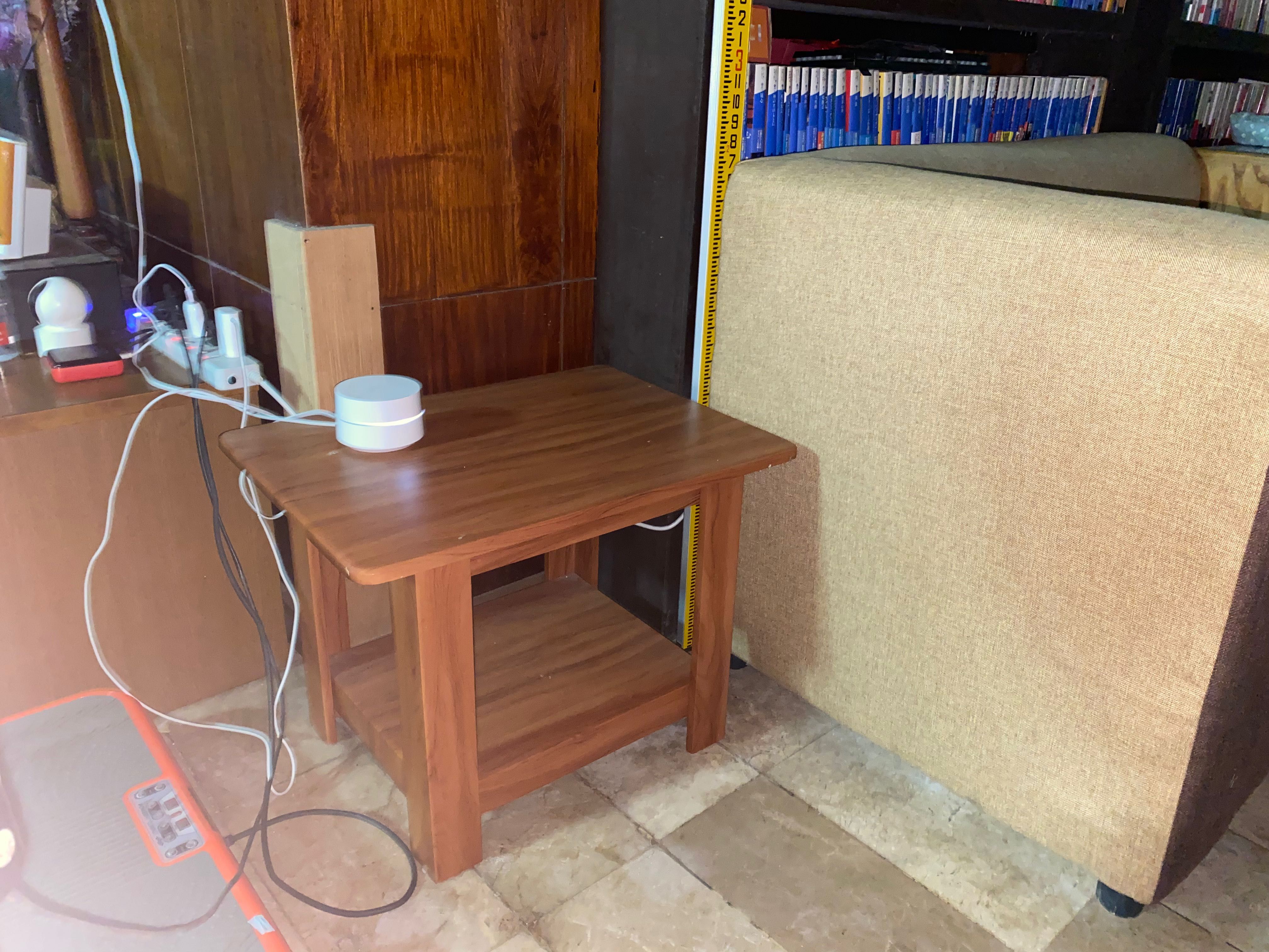 COFFEE TABLE/ SIDE TABLE (Category: Coffee & Tea Tableware) located in Mandaluyong City. Submitted by dobypreloved (Listing ID 1284917706, Image 1). Description: Super nice and cute. Perfect for corners of living room or bedroom RFS: Everything must go, MOVING OUT.