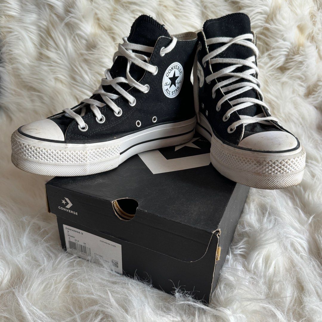 Converses noire 2025 plateforme